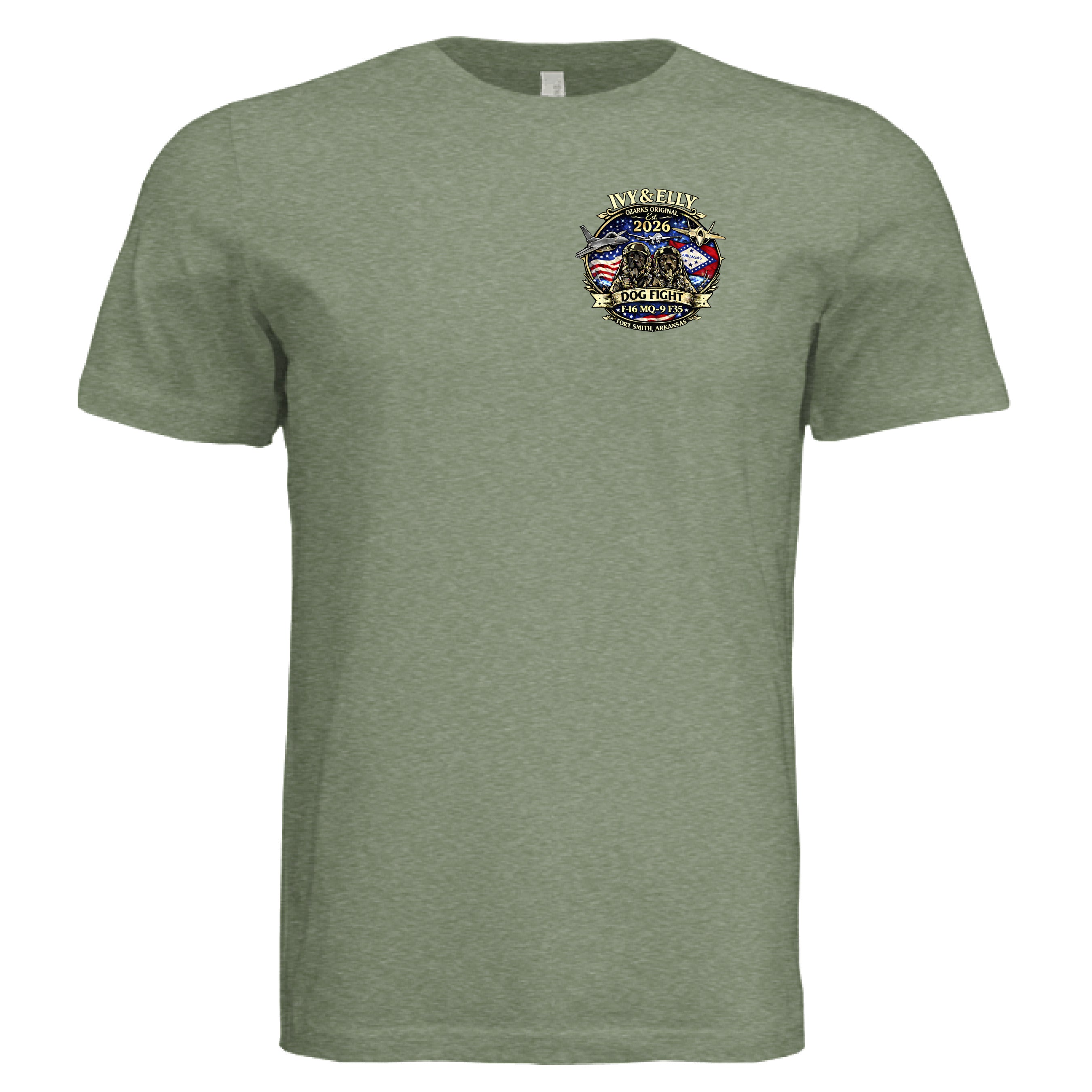 OLIVE TRIBLEND - FRONT