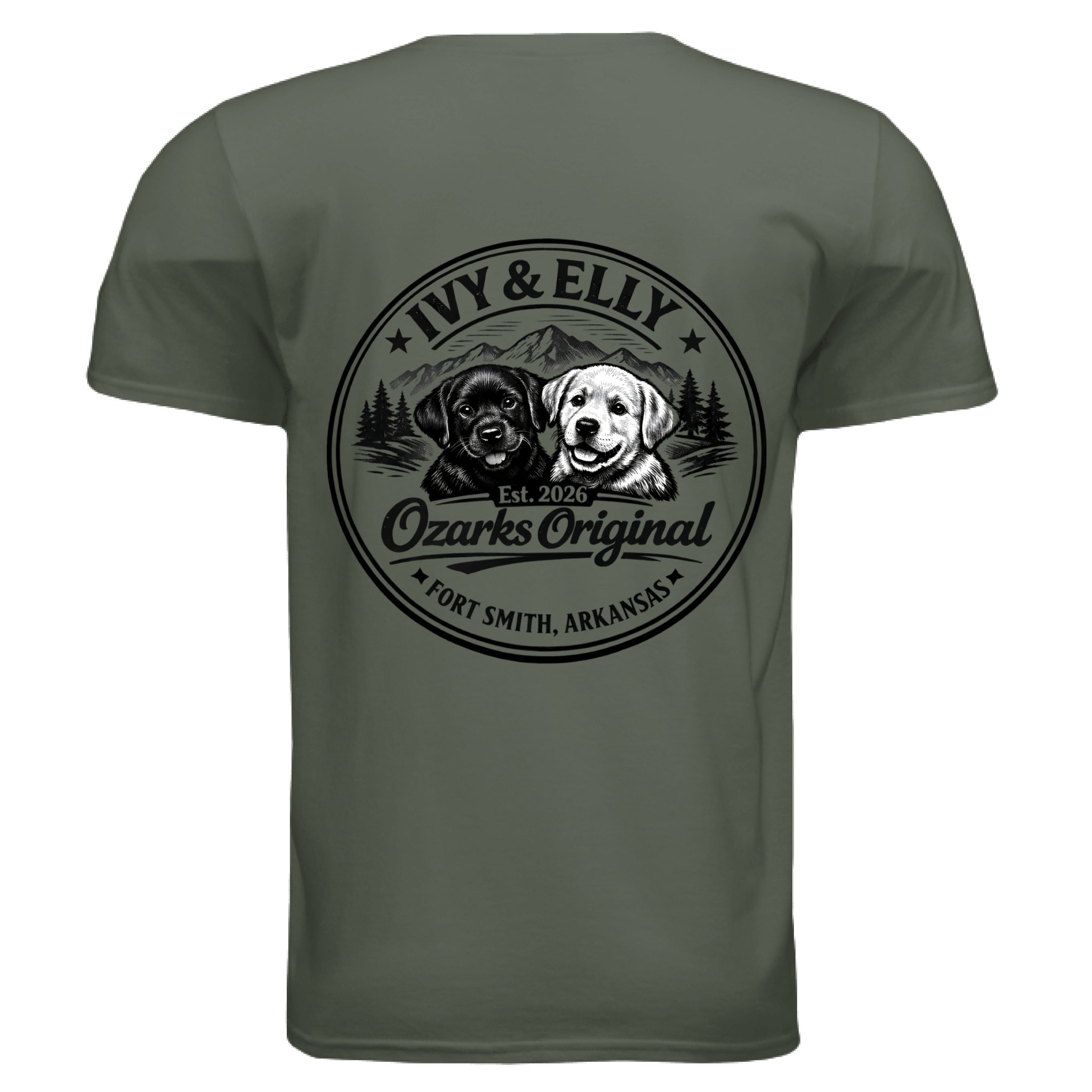 MILITARY GREEN - BACK