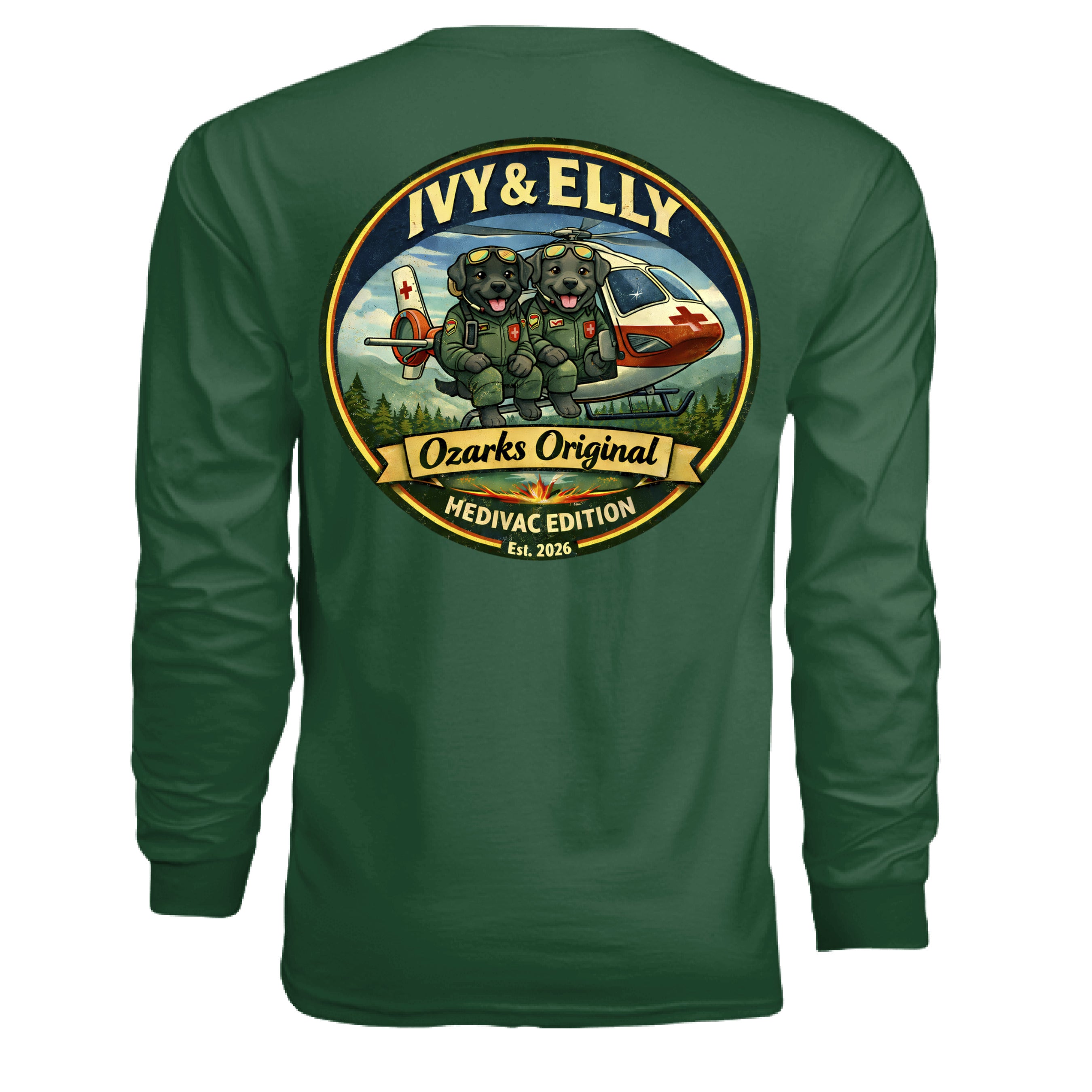 FOREST GREEN - BACK