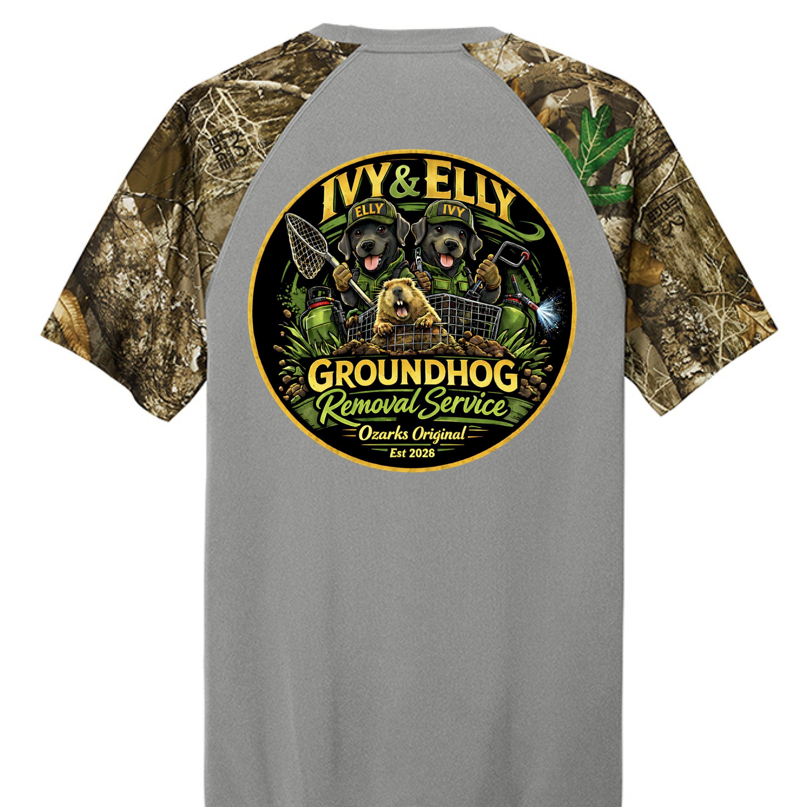 Grey Concrete Heather/ Realtree Edge - BACK