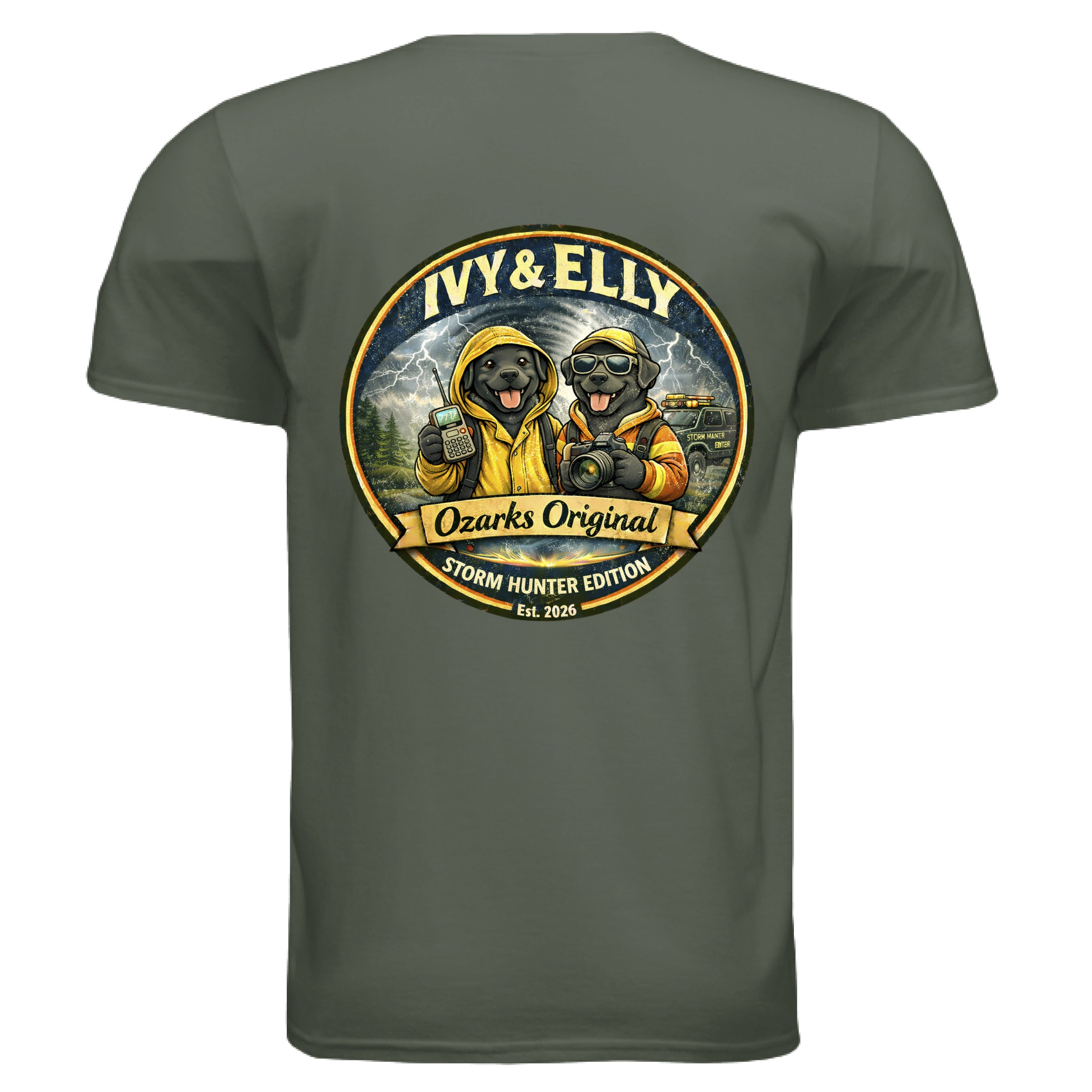 MILITARY GREEN - BACK