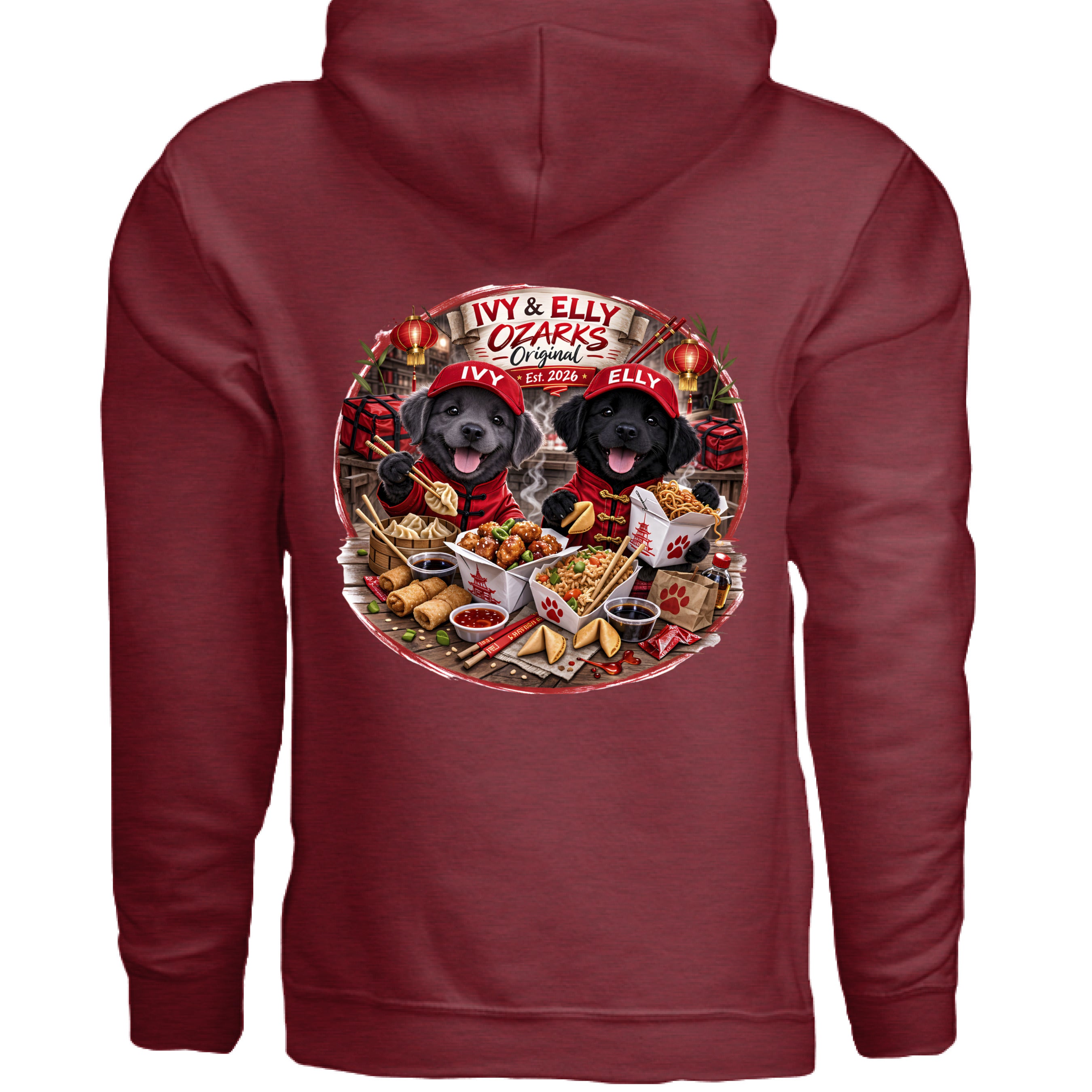 ANTIQUE CHERRY RED - BACK